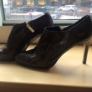 LK Bennett leather bootie heels